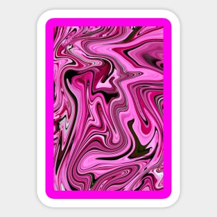 Pink Marble Sticker